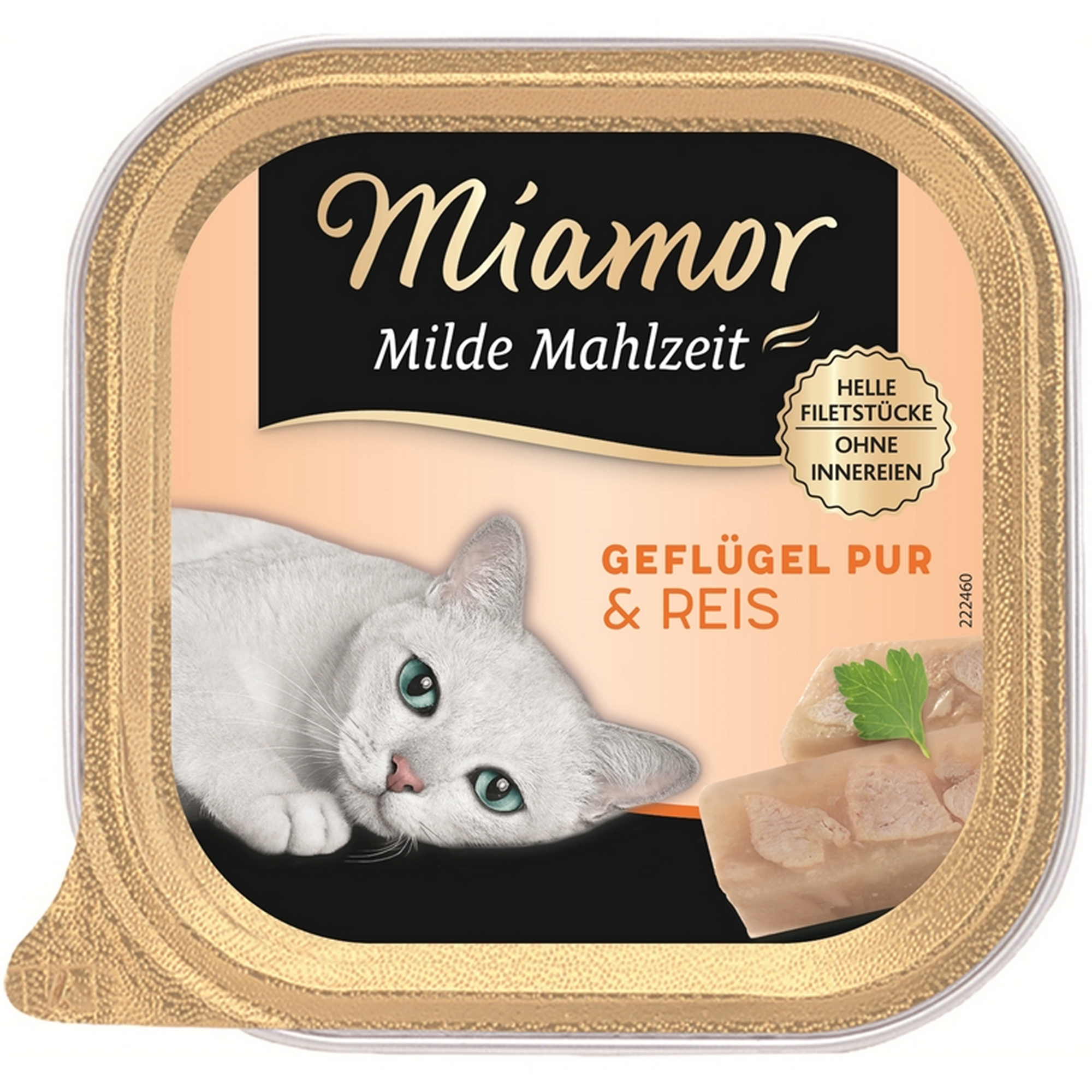 Katzenfutter 'Milde Mahlzeit' Geflügel und Reis 100 g