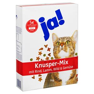 Katzentrockenfutter "Knusper-Mix" Rind und Gemüse 1 kg