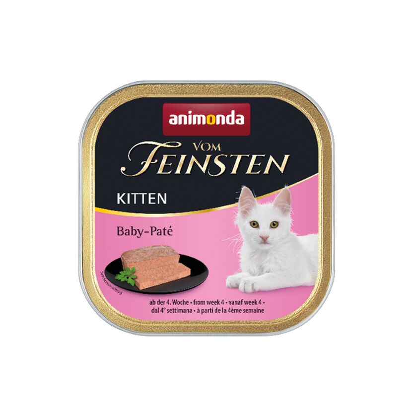Katzenfutter 'Vom Feinsten' Kitten Baby Paté 100 g
