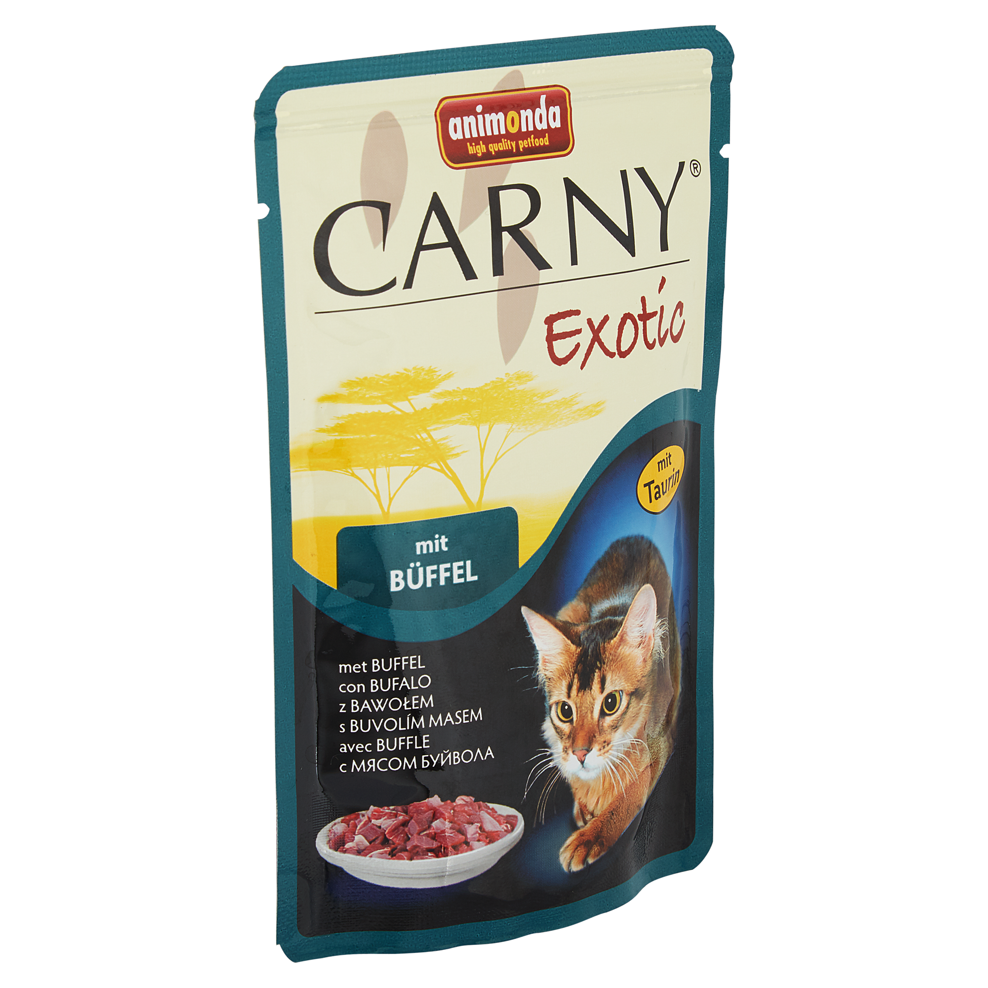 Katzennassfutter "Carny" Exotic mit Büffel 85 g + product picture