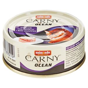 Katzennassfutter "Carny" Ocean Weißer Thunfisch/Red Snapper 80 g