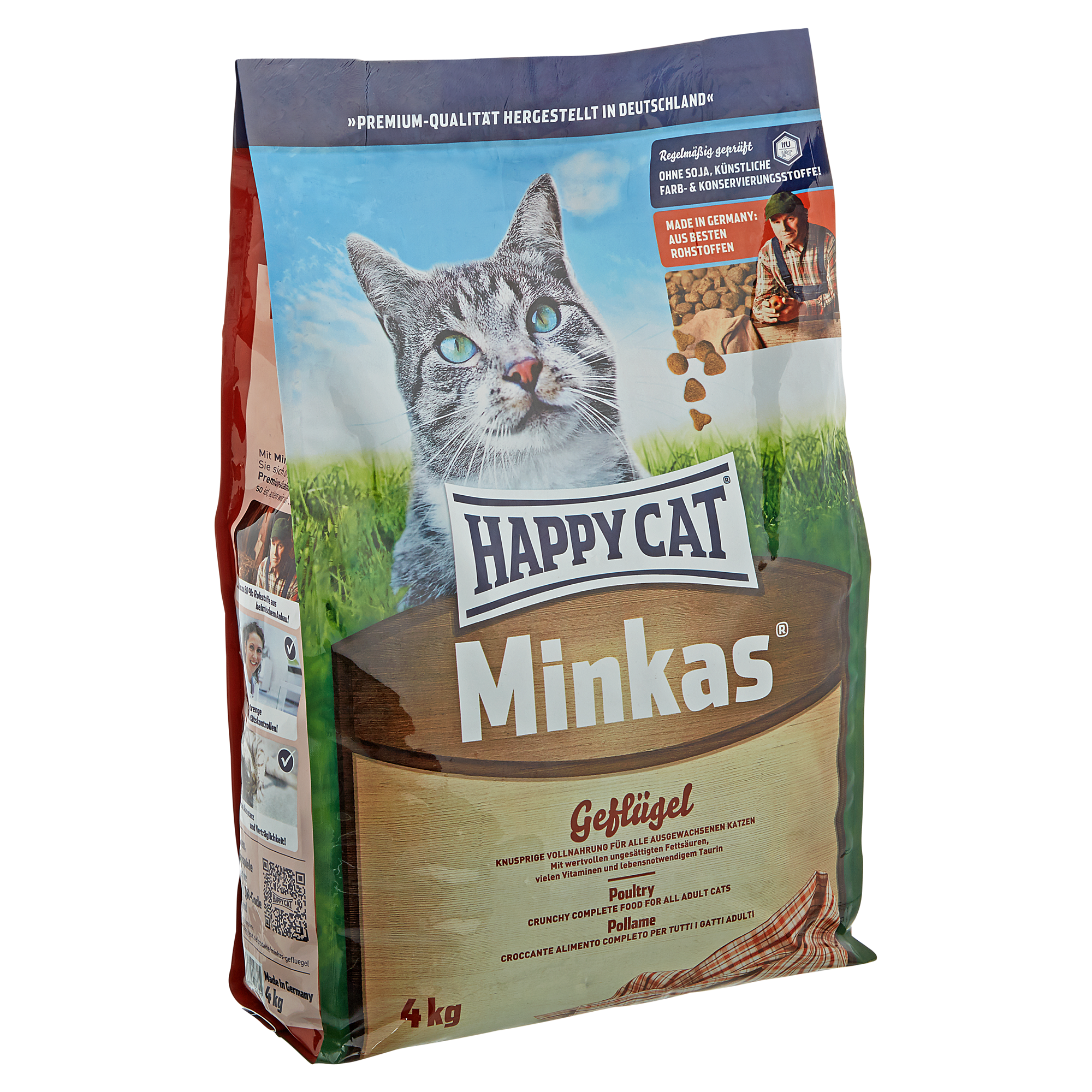 Katzentrockenfutter "Minkas" Geflügel 4 kg + product picture