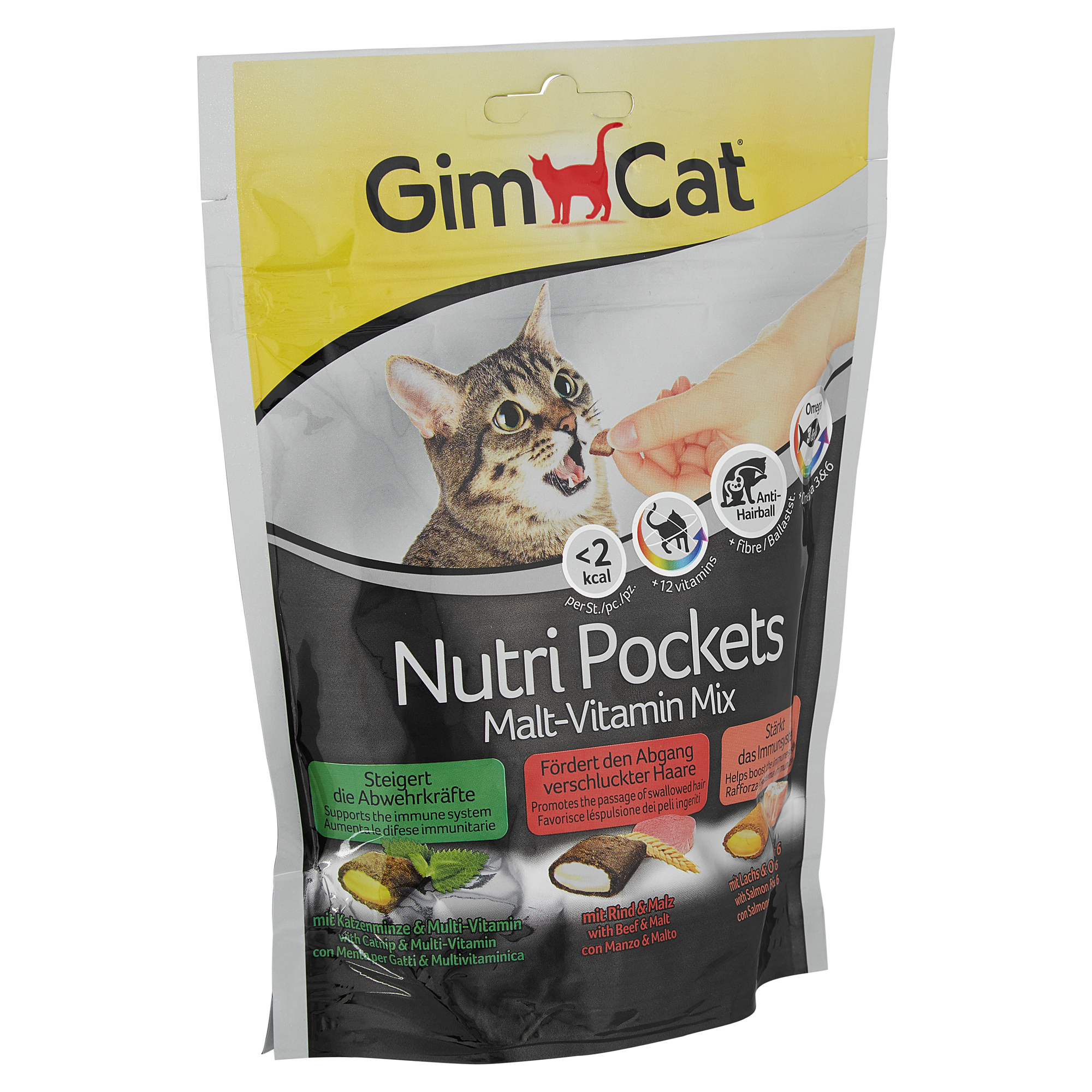 Katzensnack "Nutri Pockets" Malt-Vitamin-Mix 150 g + product picture
