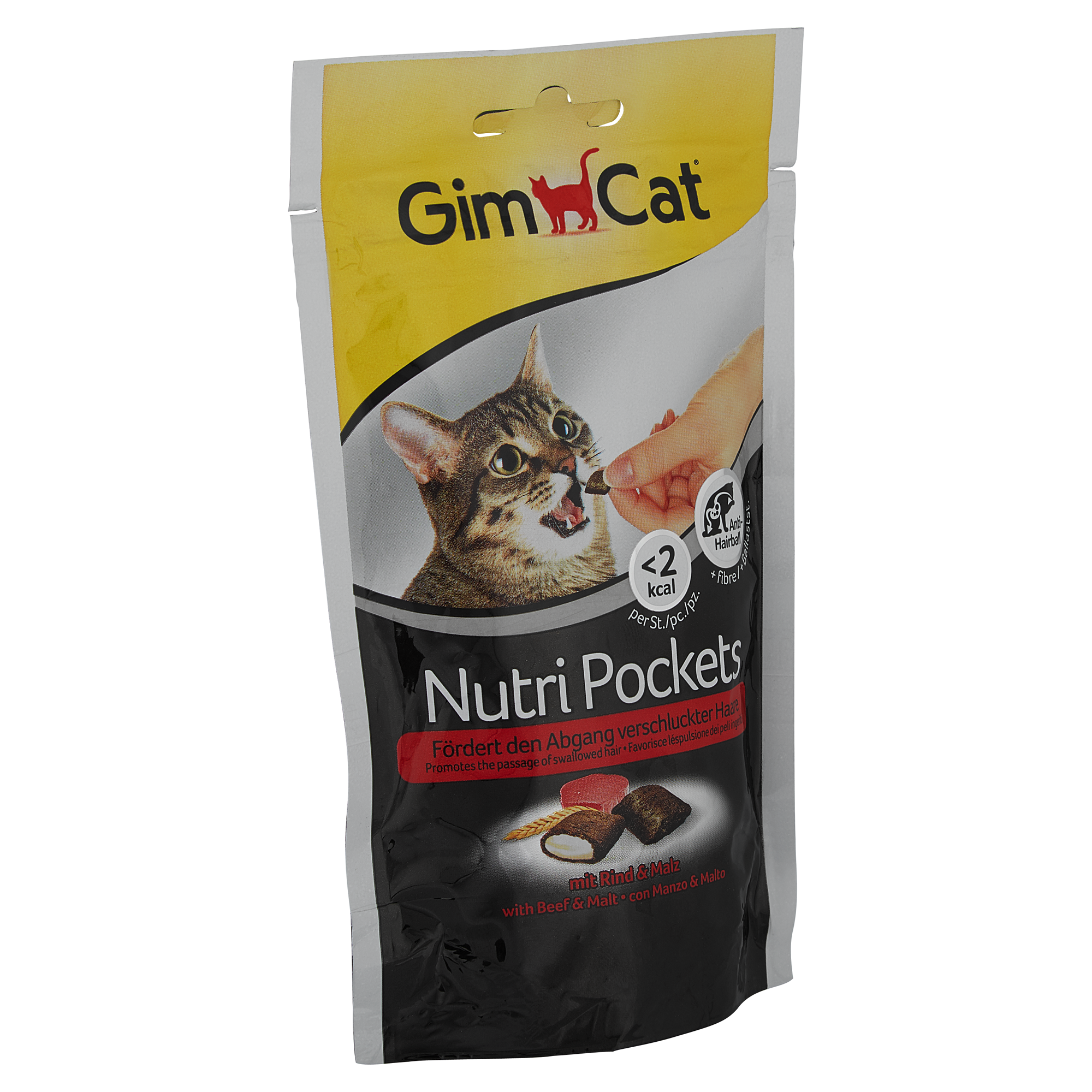 Katzensnack "Nutri Pockets" Rind & Malz 60 g + product picture