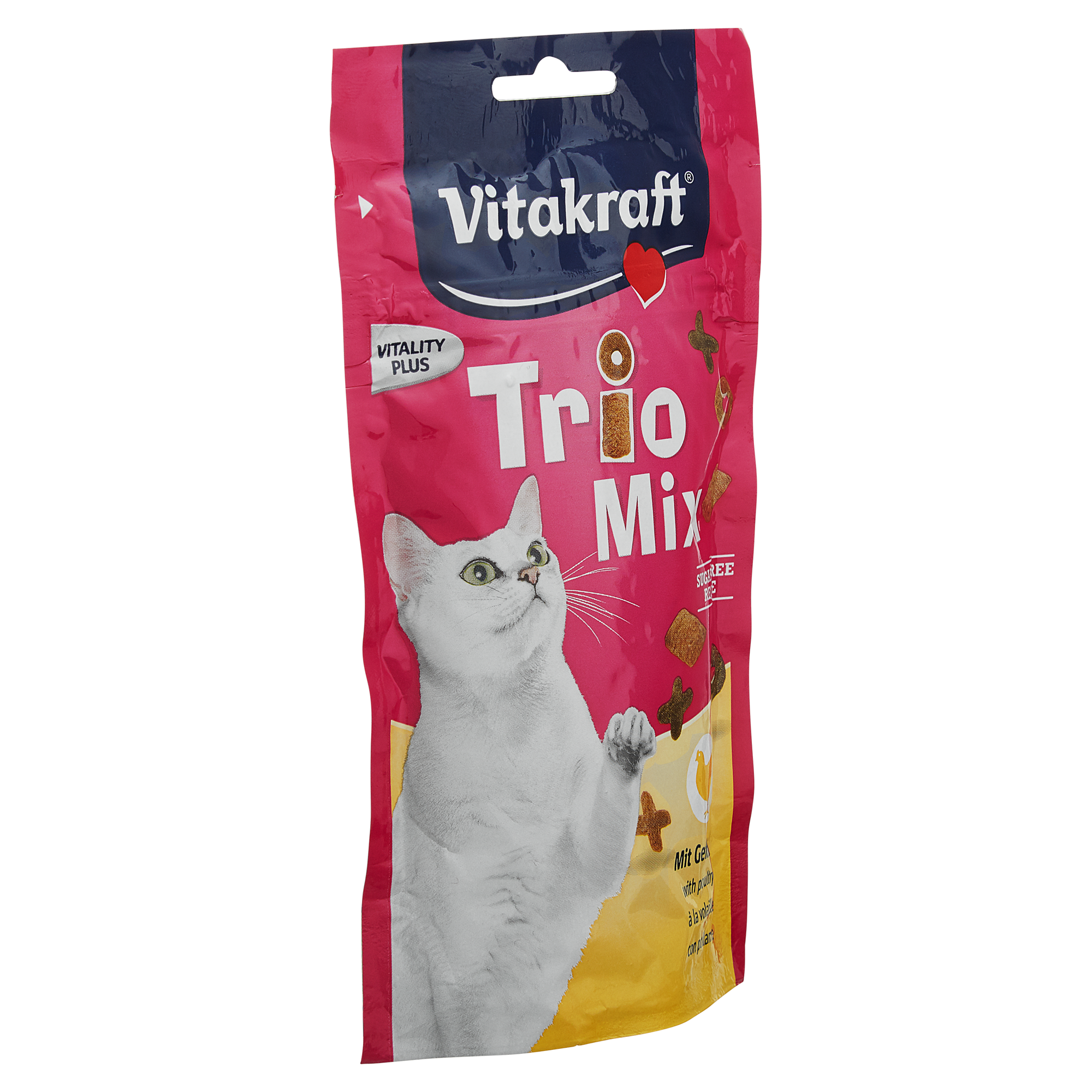 Katzensnack "Trio Mix" mit Geflügel 60 g + product picture