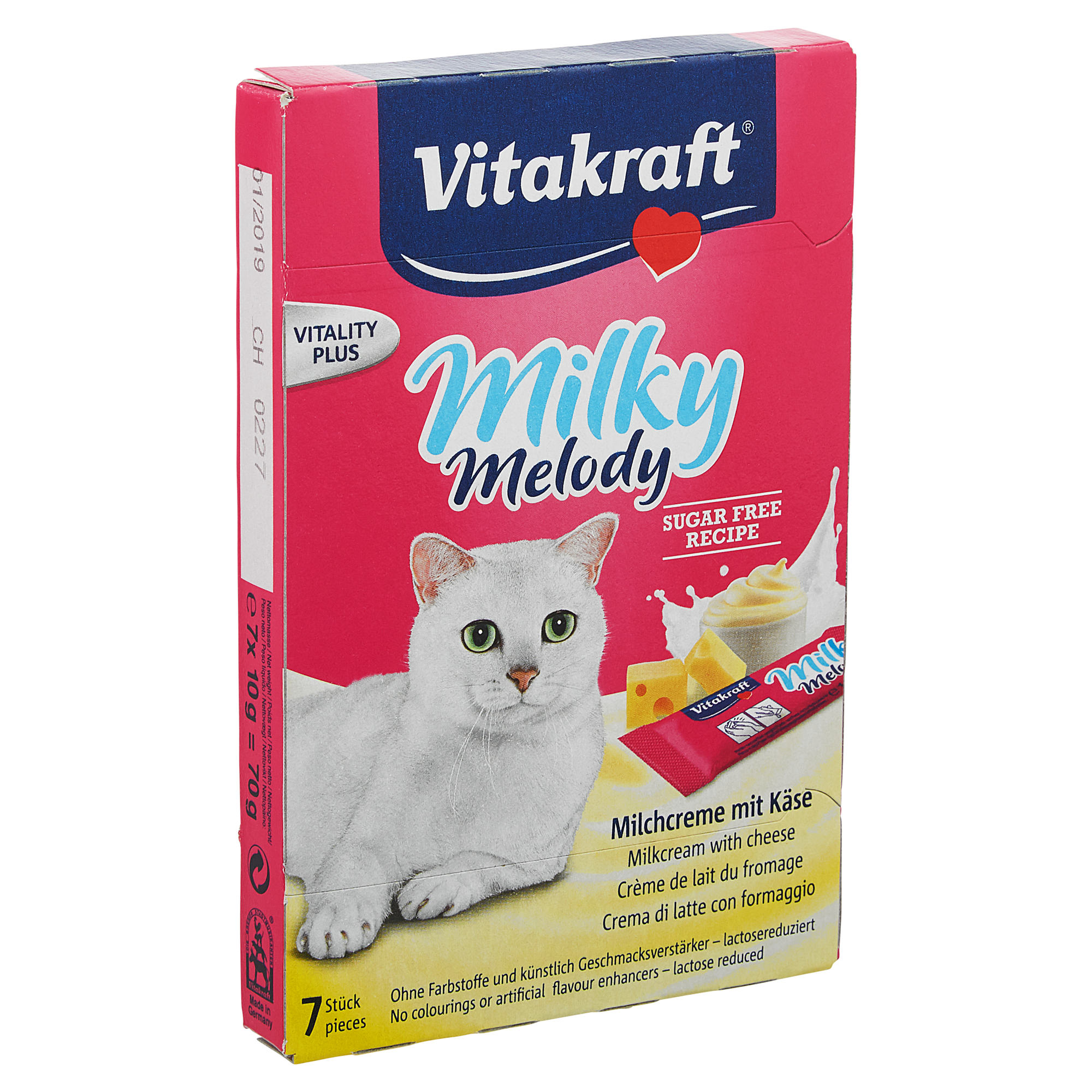 Katzensnack "Milky Melody" Käse 7x 10 g + product picture