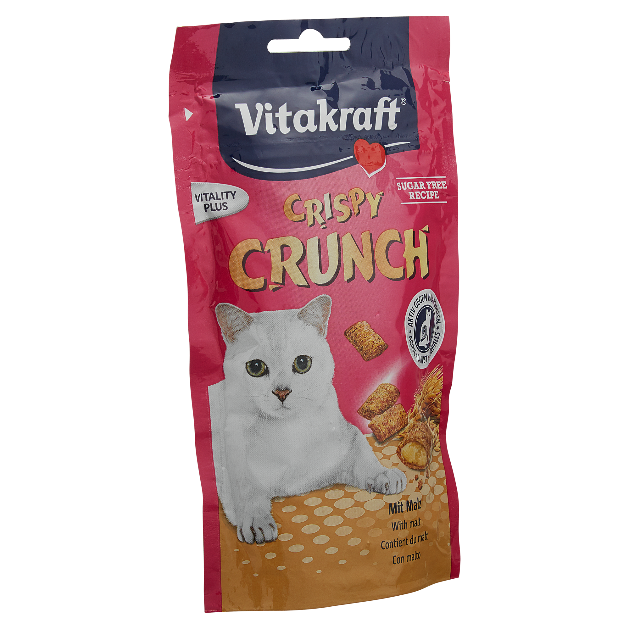 Katzensnack "Crispy Crunch" mit Malz 60 g + product picture