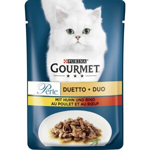 Katzenfutter 'Gourmet Perle Duetto' Huhn/Rind 85 g