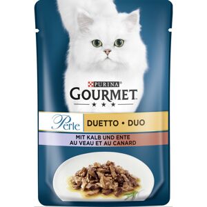 Katzenfutter 'Gourmet Perle Duetto' Kalb/Ente 85 g