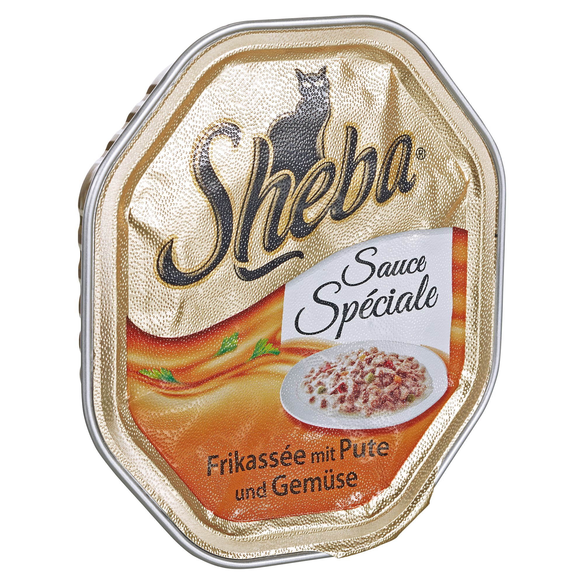 Katzennassfutter "Sauce Spéciale" Frikassée mit Pute und Gemüse 85 g + product picture