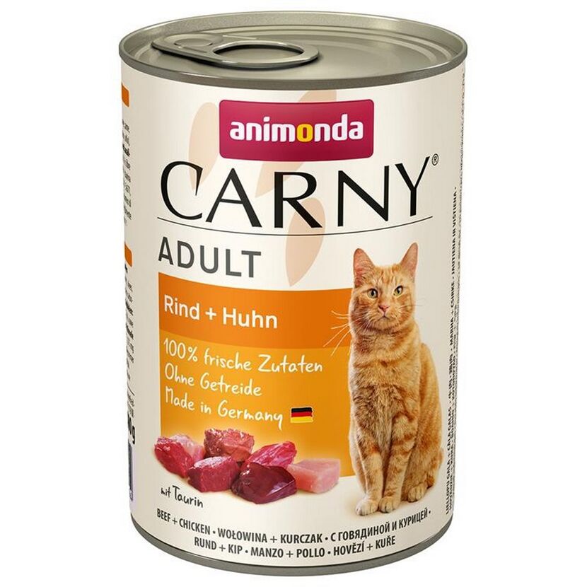 Katzenfutter 'Carny' Adult Rind & Huhn 400 g