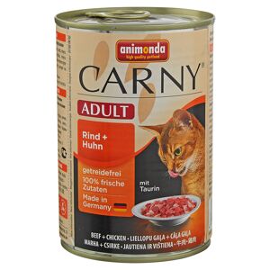 Katzennassfutter "Carny" Adult Rind/Huhn 400 g