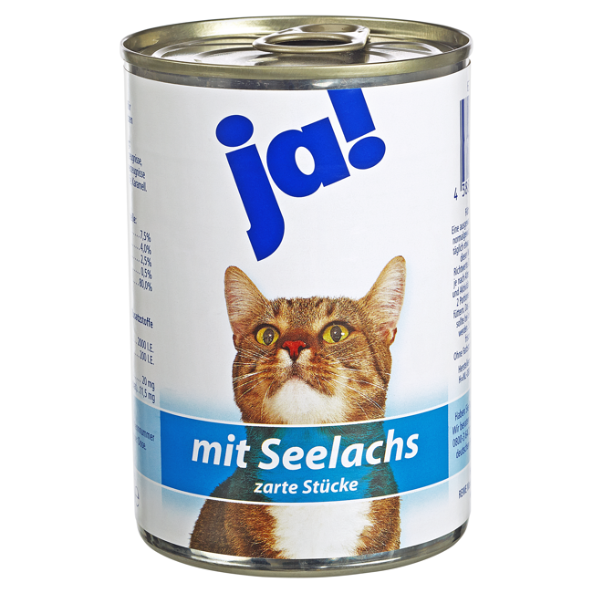 Bild von Katzennassfutter mit Seelachs 415 g