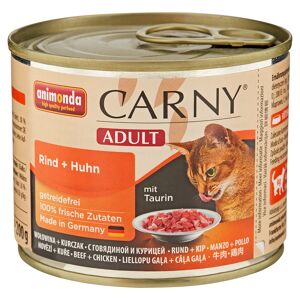 Katzennassfutter "Carny" Adult mit Rind/Huhn 200 g