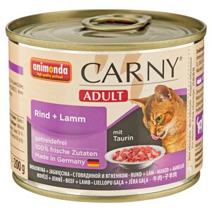 Katzenfutter "Carny" Adult mit Rind/Lamm 200 g