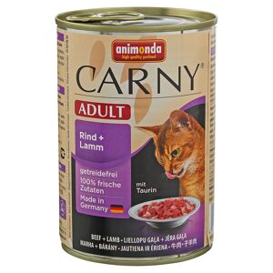 Katzennassfutter "Carny" Adult mit Rind/Lamm 400 g
