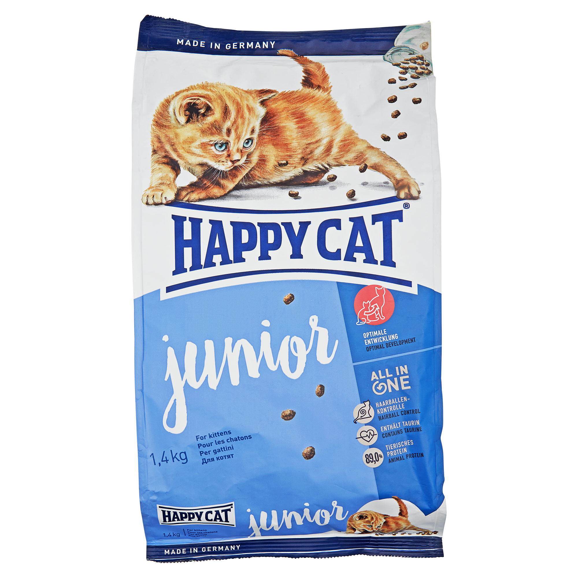 Trockenfutter für Katzen "Junior" 1,4 kg + product picture
