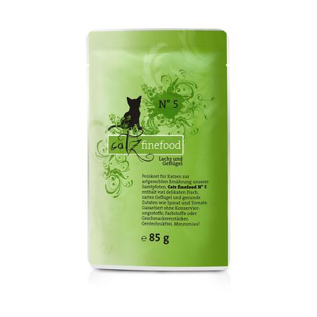 2. Bild von Katzennassfutter 'No. 5' Adult Lachs 85 g