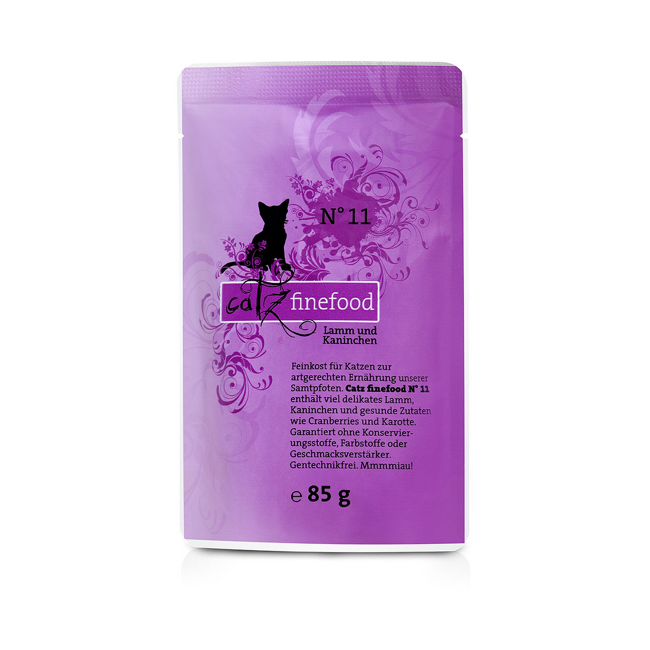 Bild von Katzennassfutter 'No. 11' Adult, mit Lamm und Kaninchen, 85 g