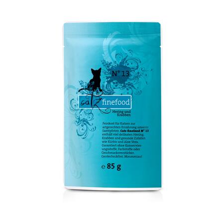 2. Bild von Katzennassfutter 'No. 13' Adult, mit Hering und Krabben 85 g