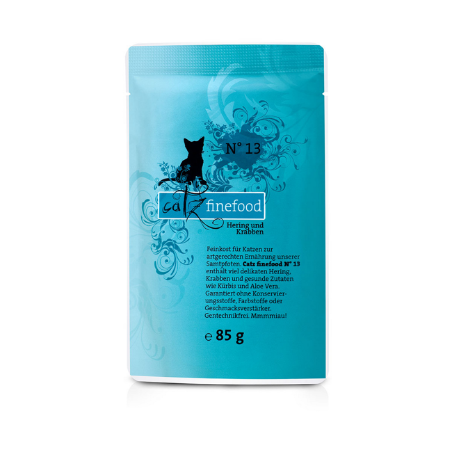 Bild von Katzennassfutter 'No. 13' Adult, mit Hering und Krabben 85 g