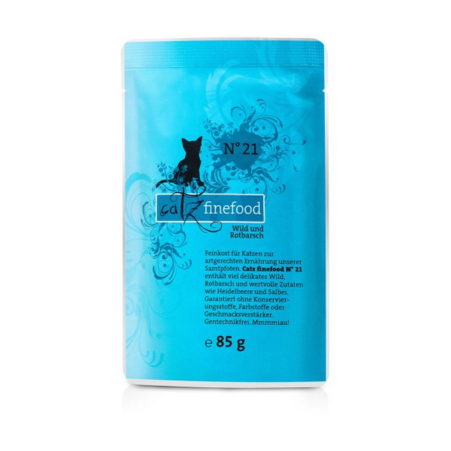 Bild von Katzennassfutter 'No. 21' Wild & Rotbarsch 85 g