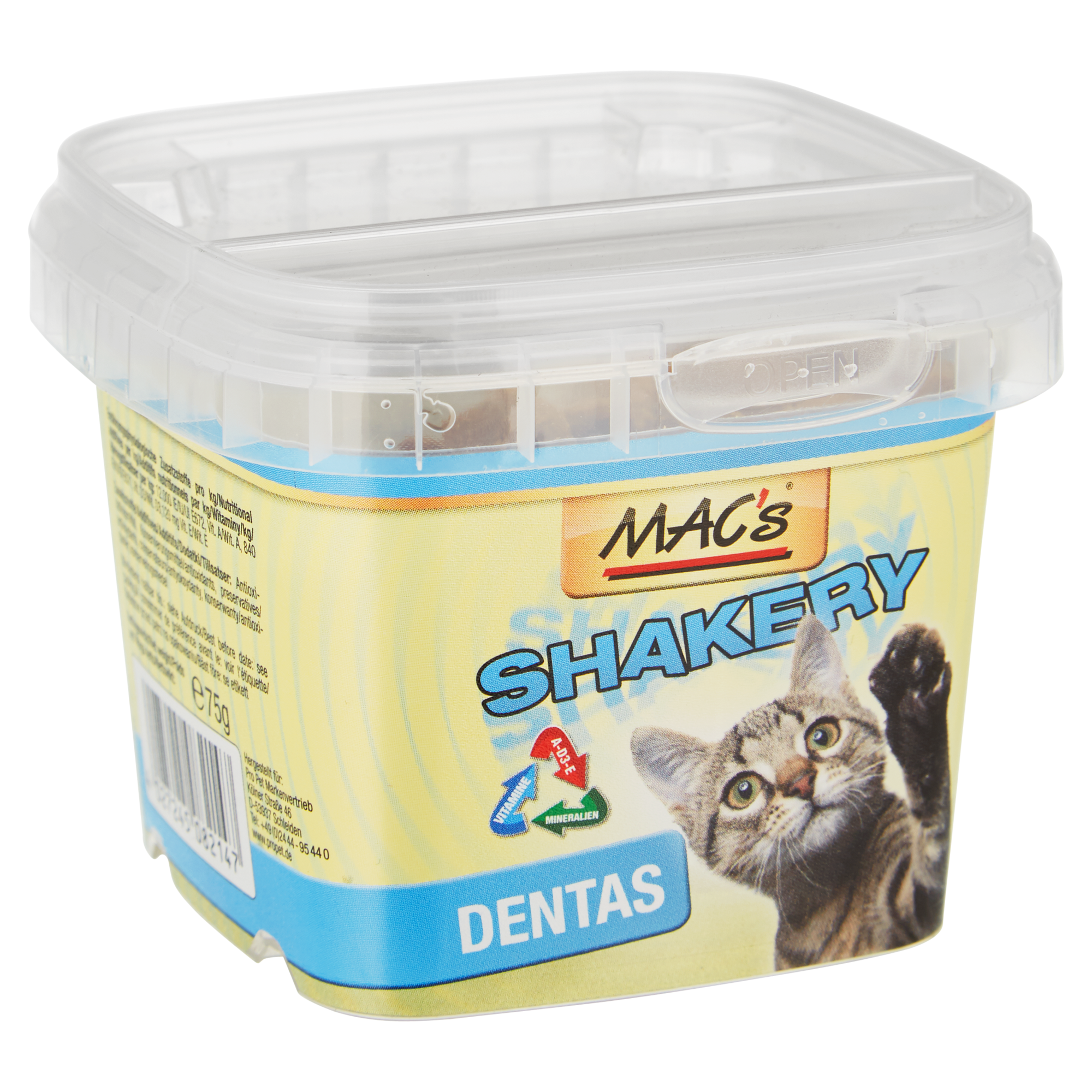 Katzensnack "Shakery" 75 g Dentas + product picture