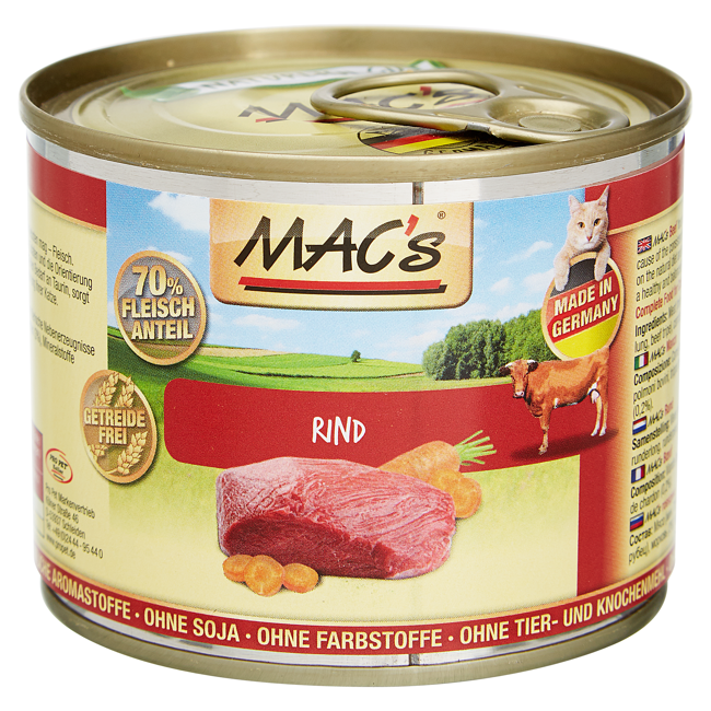 Bild von Katzennassfutter 200 g Rind