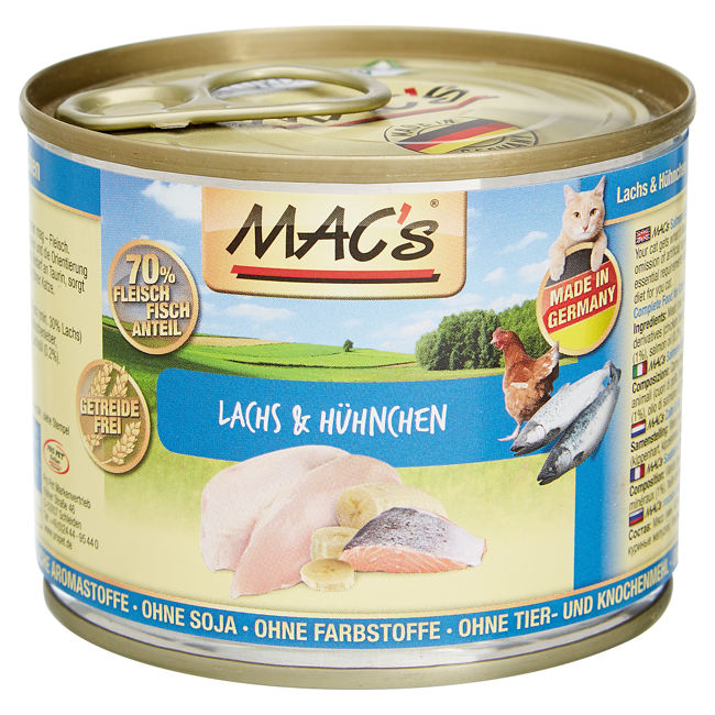 Bild von Katzennassfutter getreidefrei Lachs/Hühnchen 200 g