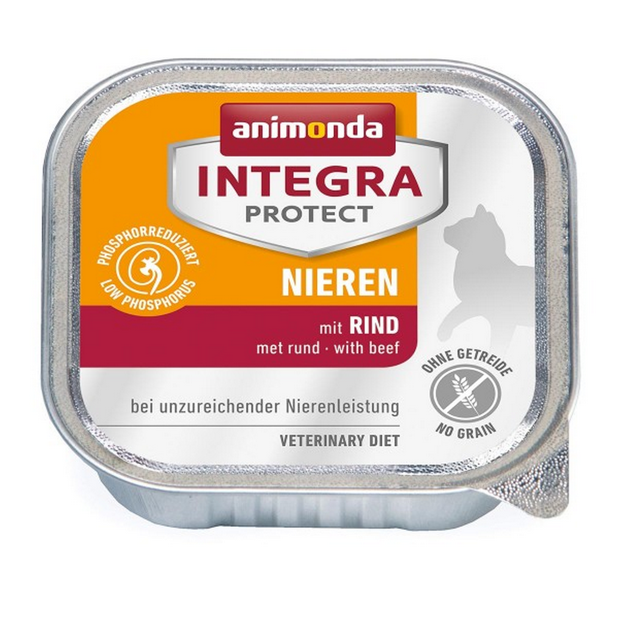 Katzennassfutter 'Integra Protect' Nieren mit Rind 100 g + product picture