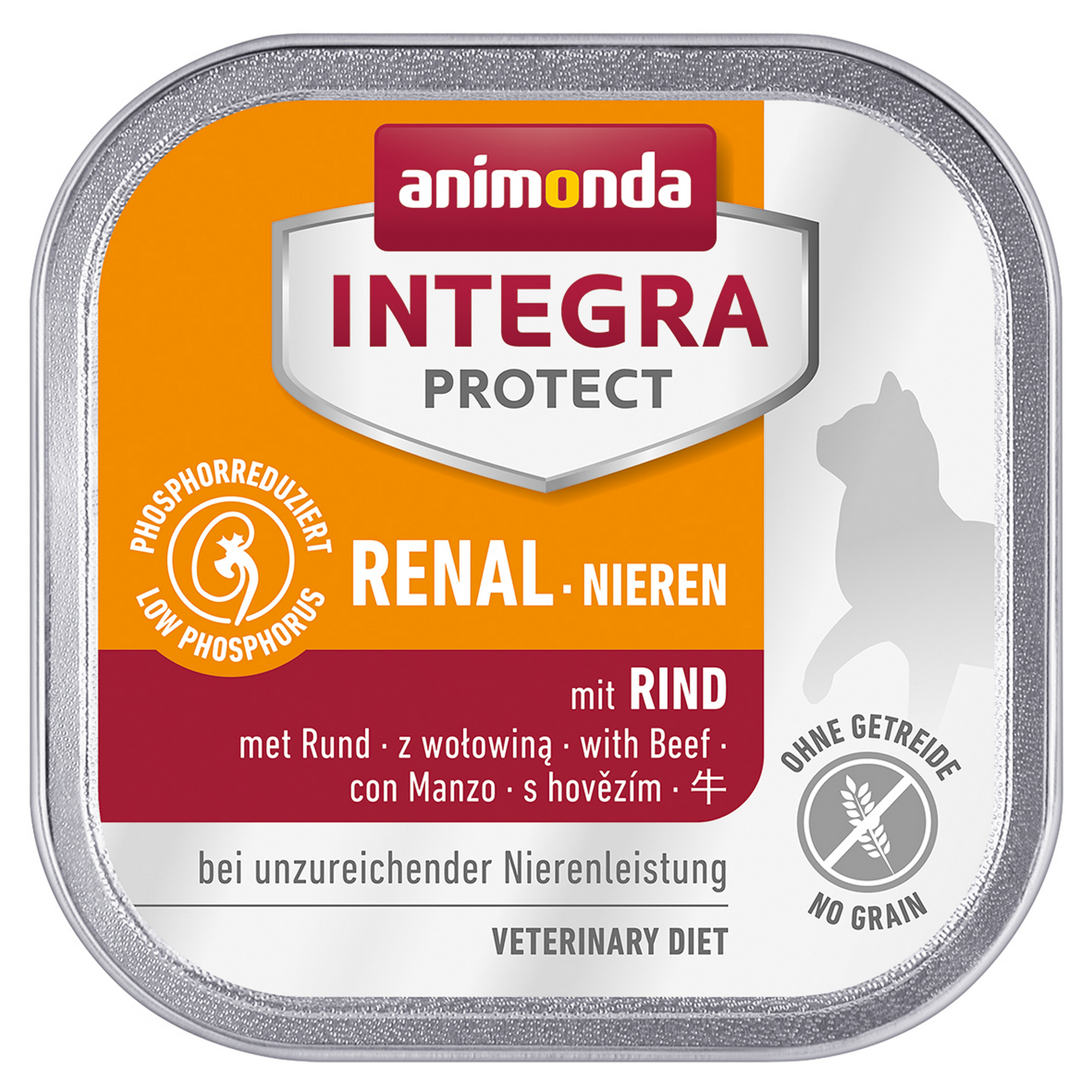 Katzenfutter 'Integra Protect' Integra Niere Rind 100 g