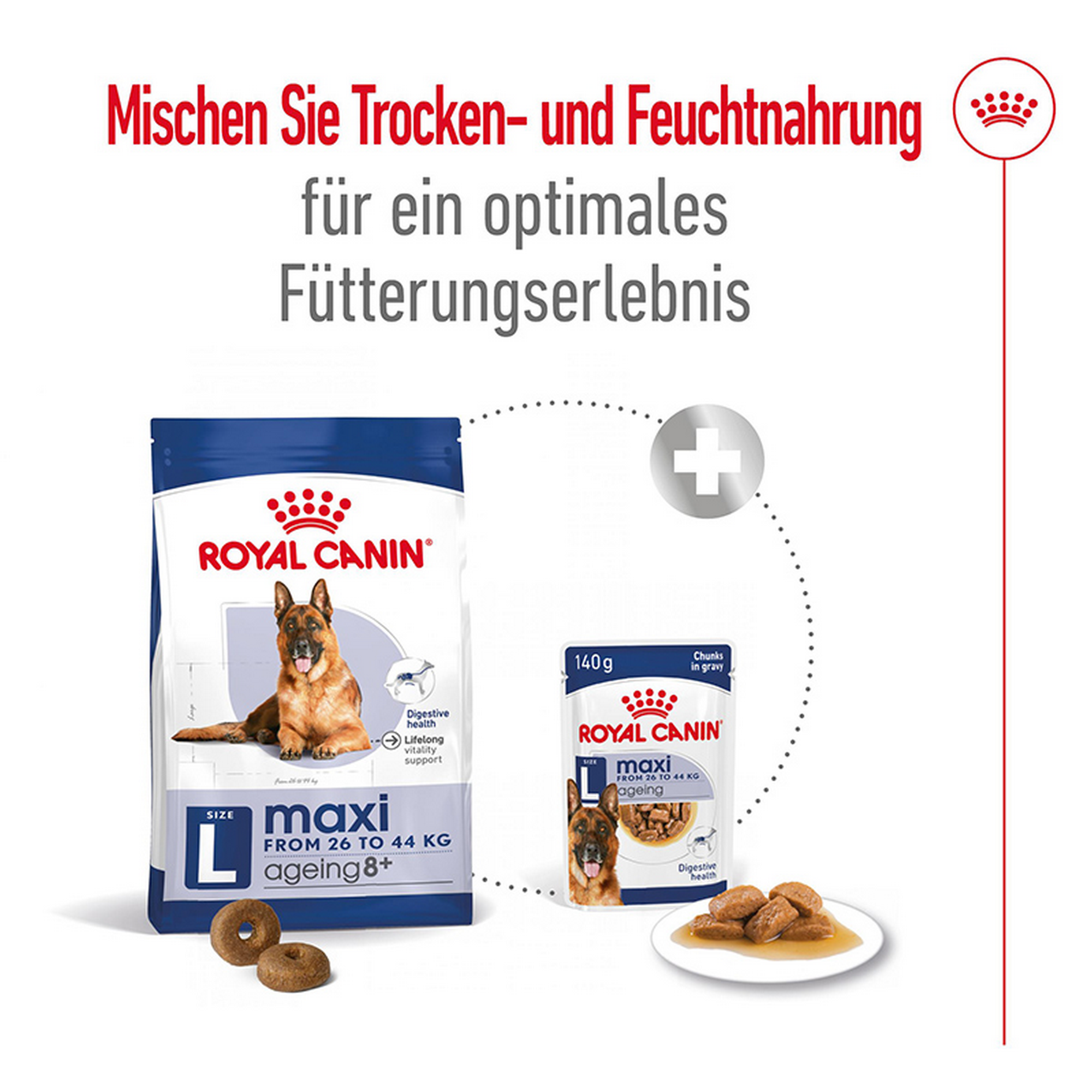 Hundetrockenfutter 'Maxi Ageing 8+' 15 kg