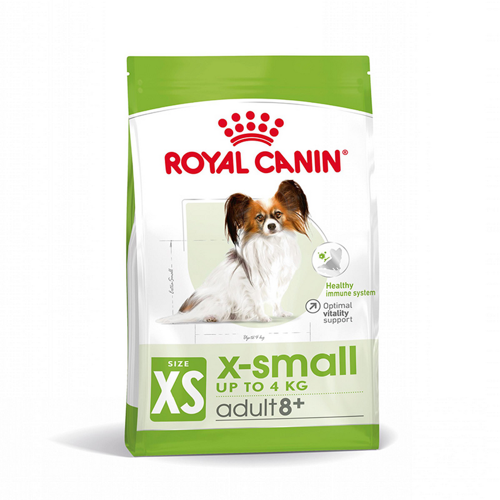 Hundetrockenfutter 'X-Small Adult 8+' 3 kg
