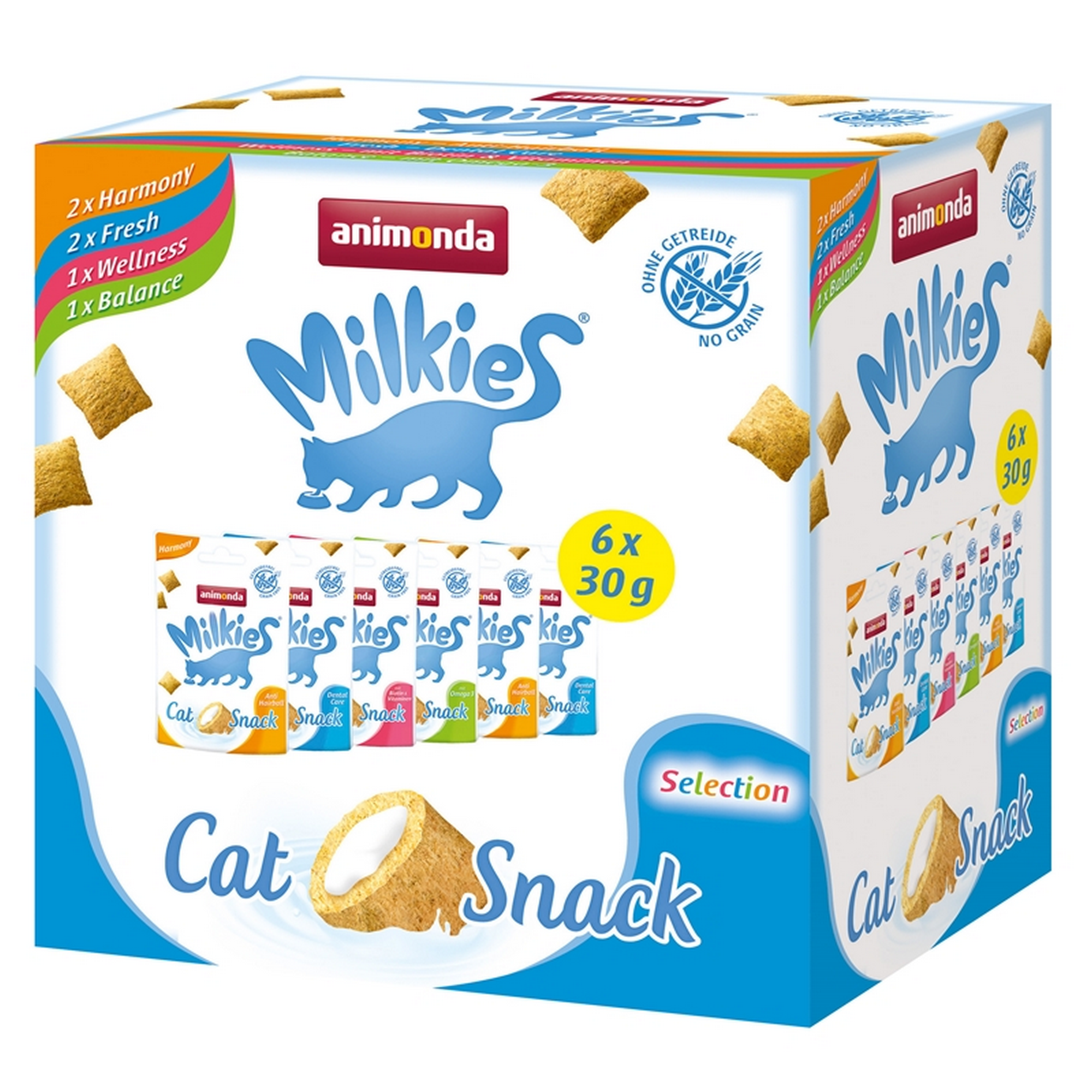 Katzenfutter 'Milkies' Selection 6 x 30 g