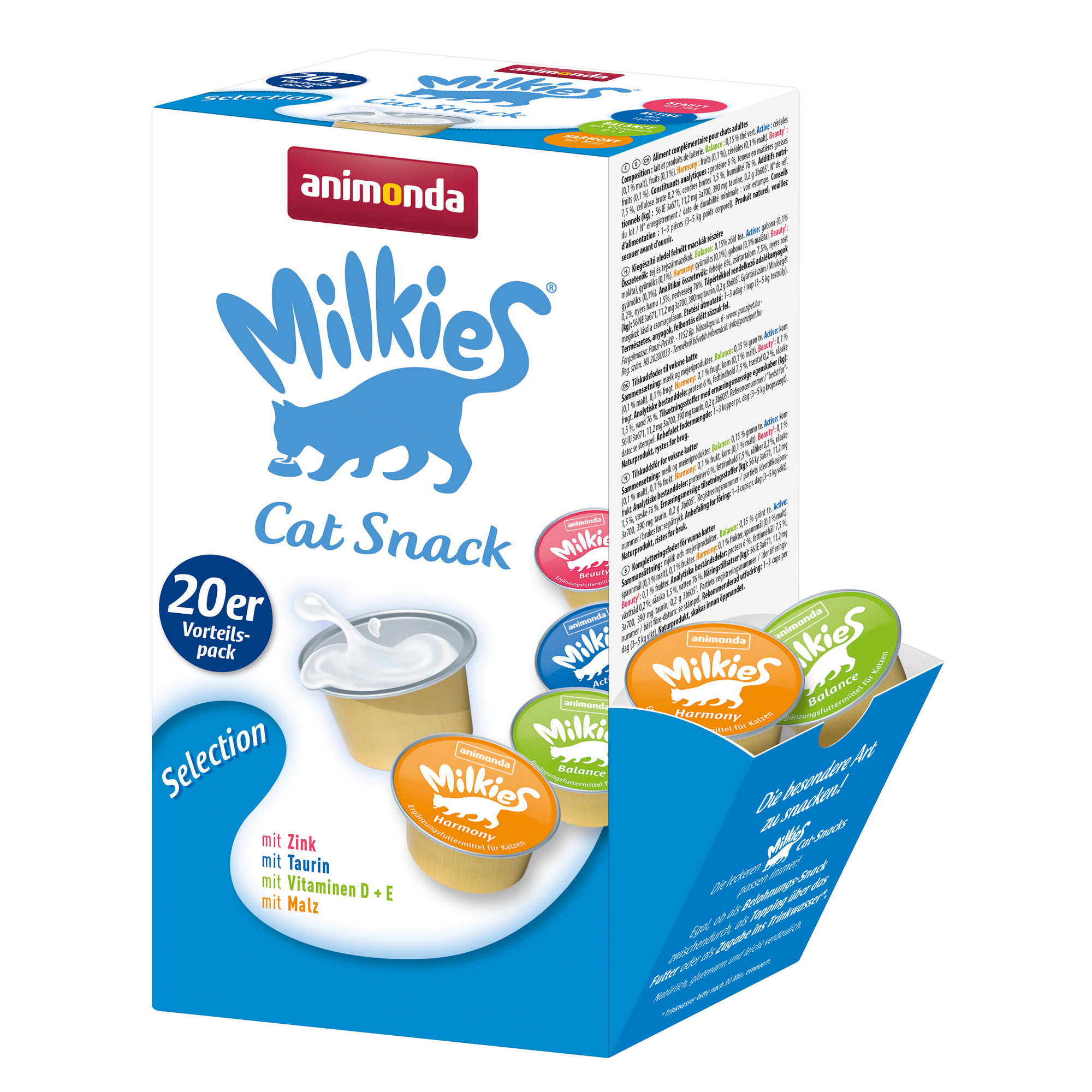 Katzenfutter 'Milkies' Selection 20 x 15 g