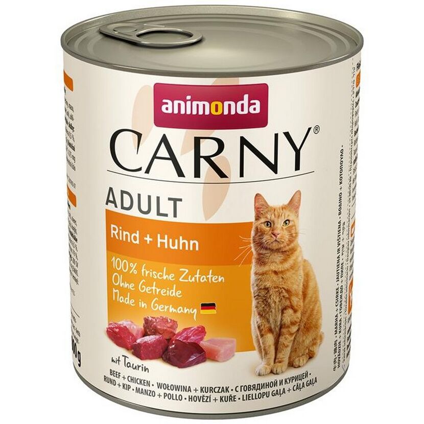 Katzenfutter 'Carny' Adult Rind & Huhn 800 g