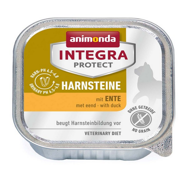 Bild von Katzennassfutter 'Integra Protect' Harnsteine mit Ente 100 g
