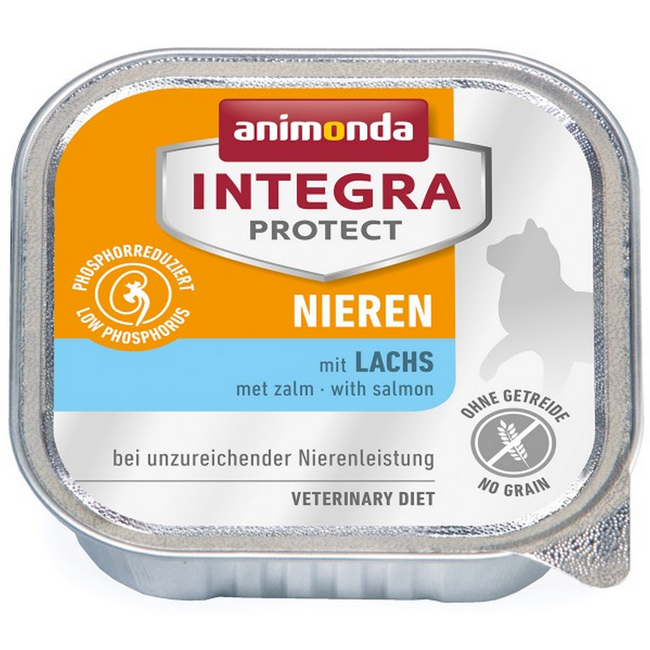 Bild von Katzennassfutter 'Integra Protect' Nieren mit Lachs 100 g
