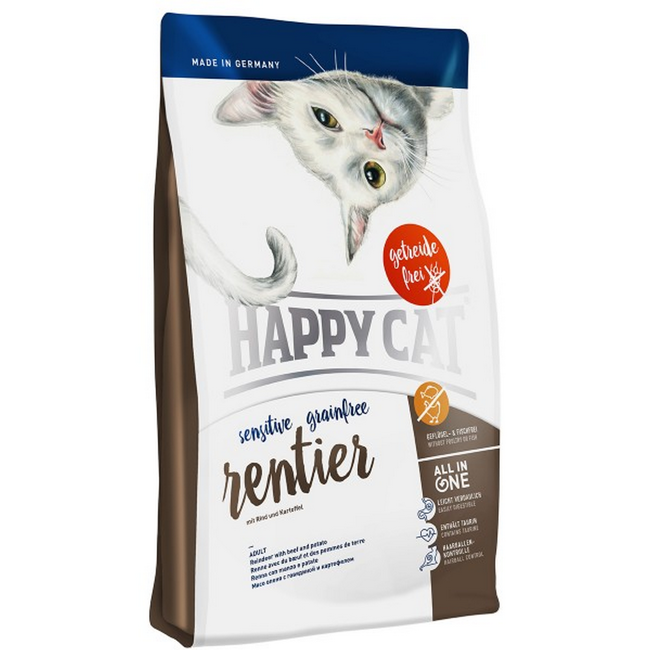 Bild von Katzentrockenfutter 'Sensitive Grainfree' Rentier 300 g