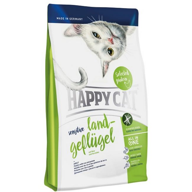 Bild von Katzentrockenfutter 'Sensitive' Land-Geflügel 1,4 kg