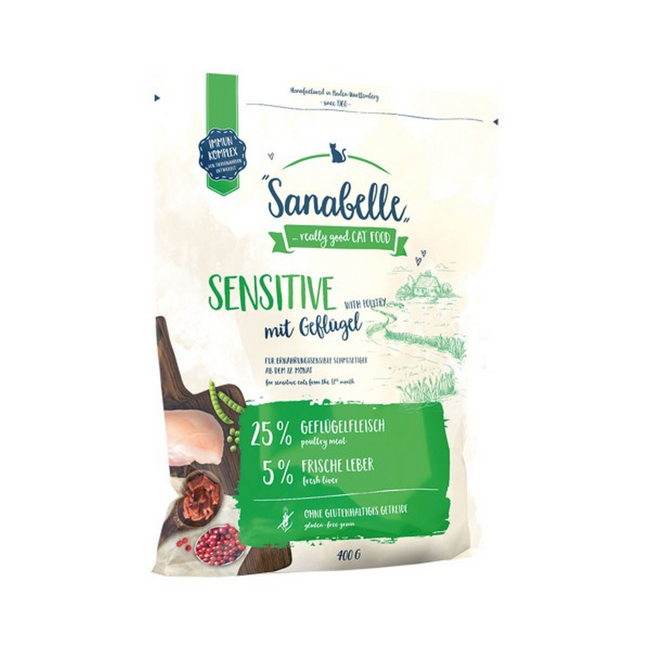 Bild von Katzentrockenfutter Sensitive Geflügel 10 kg