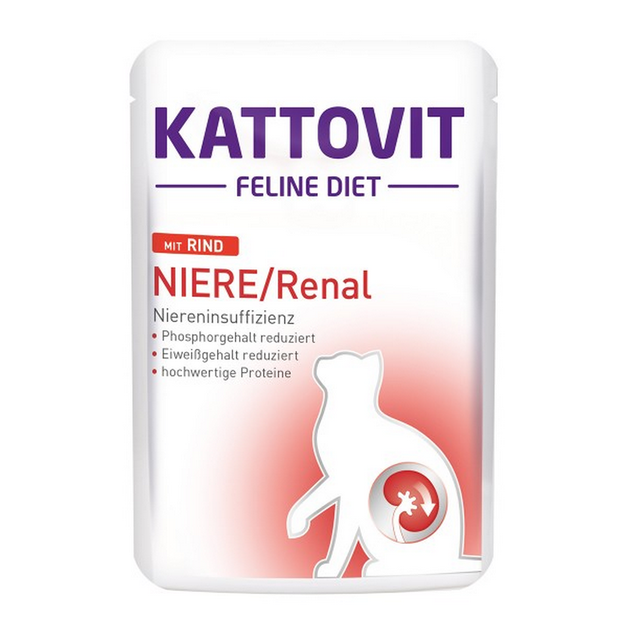 Katzennassfutter 'Feline Diet Niere' mit Rind 85 g + product picture
