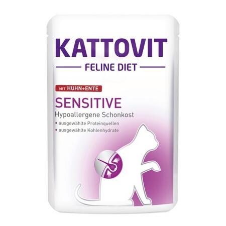 2. Bild von Katzennassfutter 'Feline Diet Sensitive' Huhn und Ente 85 g