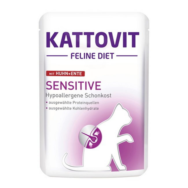 Bild von Katzennassfutter 'Feline Diet Sensitive' Huhn und Ente 85 g