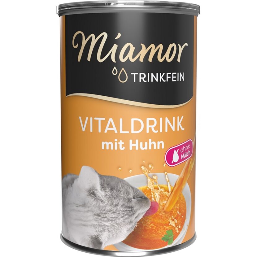 Katzennassfutter 'Trinkfein' Vitaldrink mit Huhn 135 ml