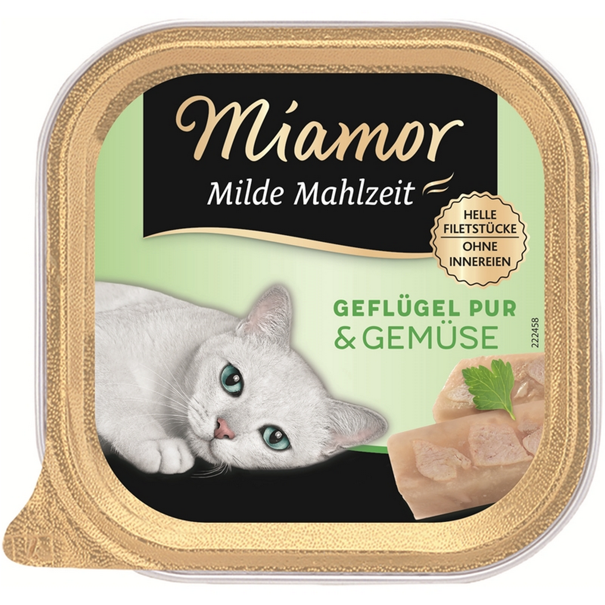 Katzenfutter 'Milde Mahlzeit' Geflügel und Gemüse 100 g