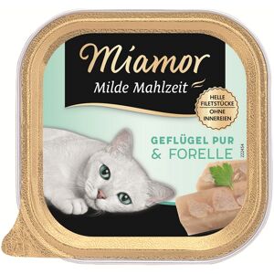 Katzenfutter 'Milde Mahlzeit' Geflügel und Forelle 100 g