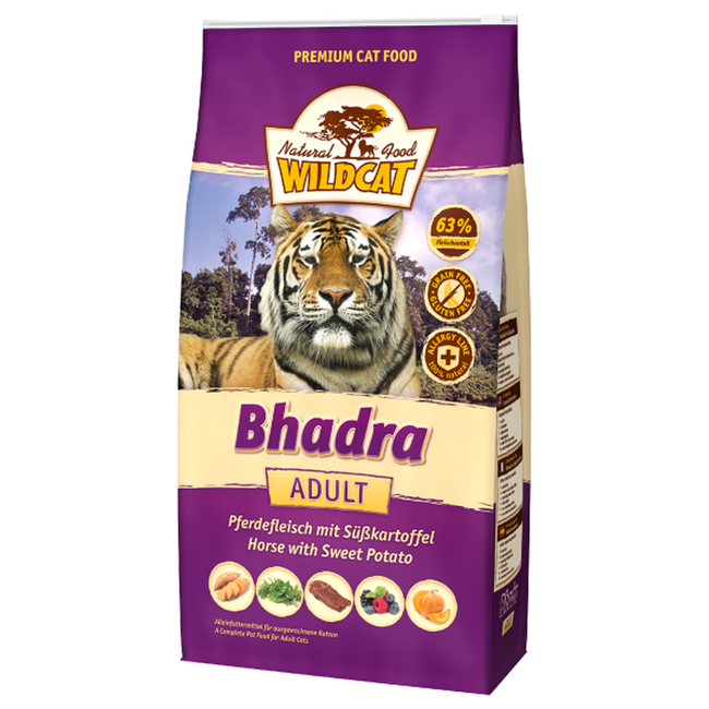 Bild von Katzentrockenfutter 'Bhadra' Adult Pferdefleisch 500 g