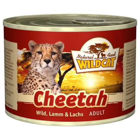 2. Bild von Katzennassfutter 'Cheetah' Adult, mit Wild, Lamm und Lachs, 200 g