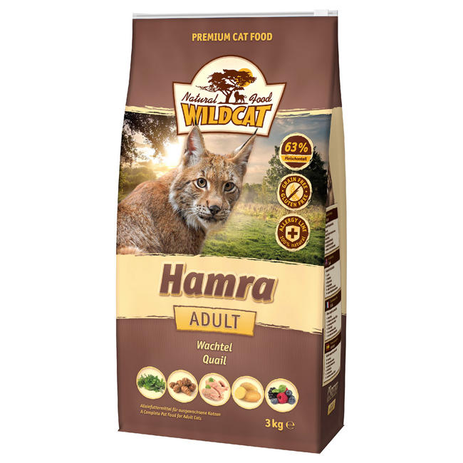 Bild von Katzentrockenfutter 'Hamra' Adult Wachtel 3000 g